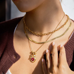 Load image into Gallery viewer, Red Heart Radiance Necklace