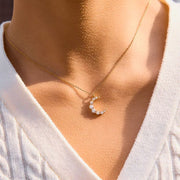 Moonlight Zircon Necklace