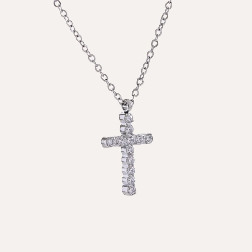 Collier Croix Lumière