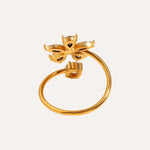 Load image into Gallery viewer, Florisse Sparkling Flower Ring
