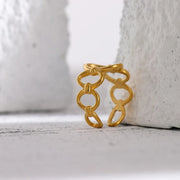 Cavira Chain Statement Ring