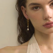 Geometric Tassel Earrings