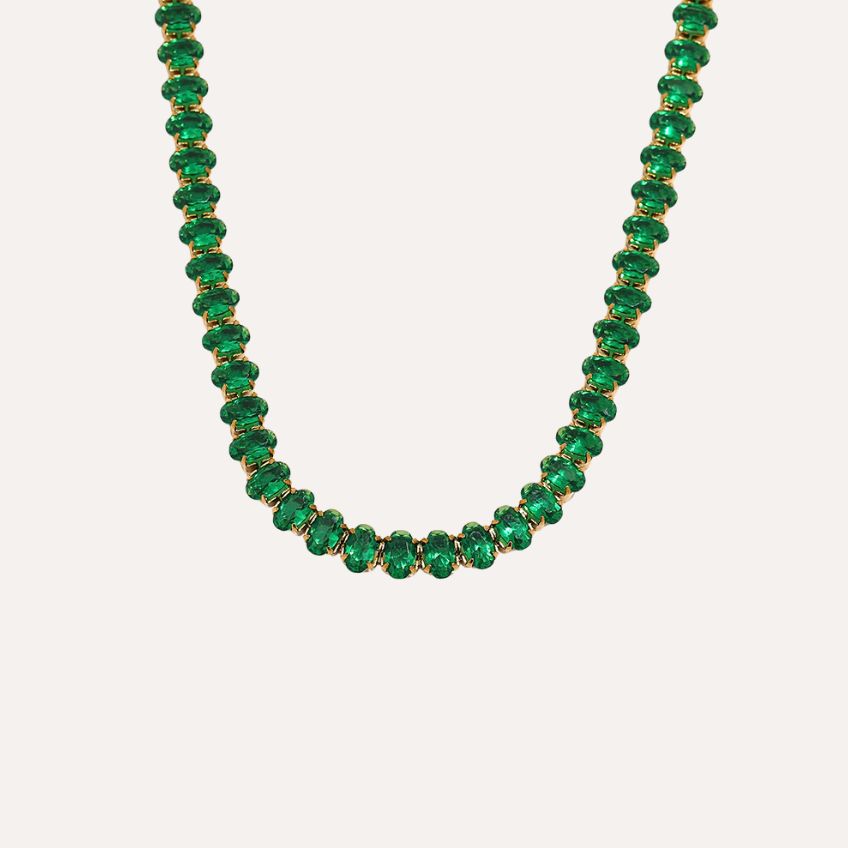 Set Brillante Stainless Steel Necklace & Bracelet