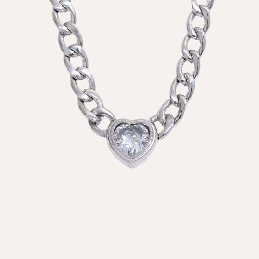 Necklace Cœur Link