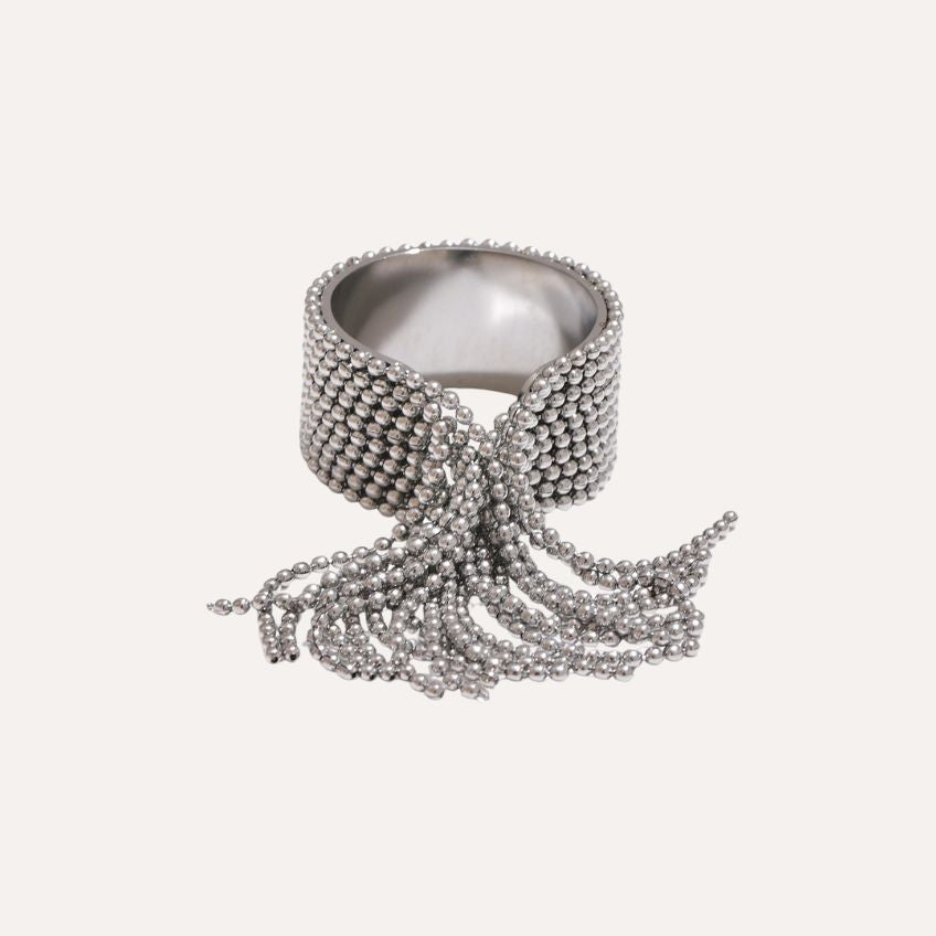 Sorella Chain Tassel Ring