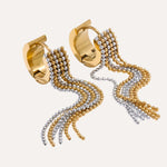 Load image into Gallery viewer, Navira Chain Tassel Earrings
