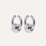 Load image into Gallery viewer, Orelia Sphere Hoop Earrings
