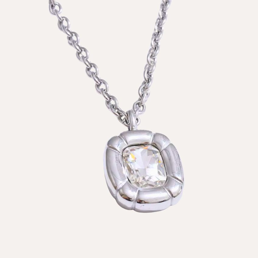 Rectangular Zircon Jewelry Set