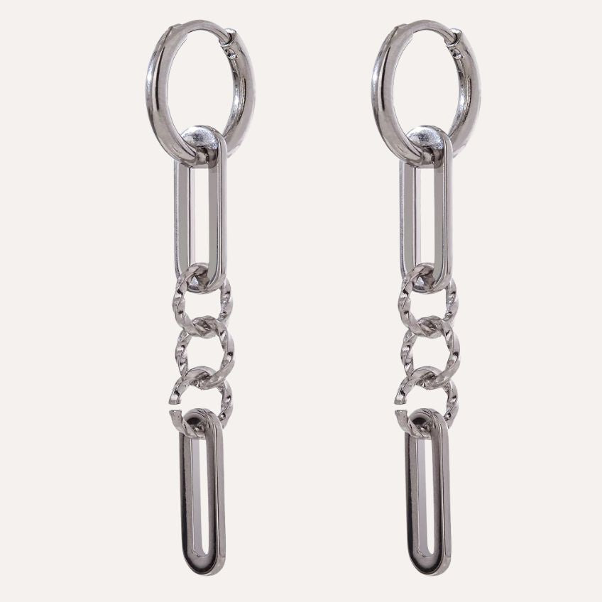 Solenne Geometric Dangle Earrings