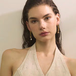 Load image into Gallery viewer, Geometric Tassel Earrings
