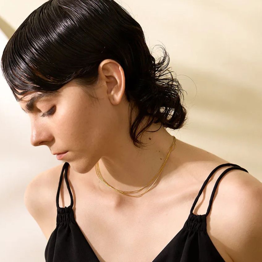 Oria Layered Choker Necklace