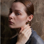 Load image into Gallery viewer, Elanora Leaf Bloom Studs
