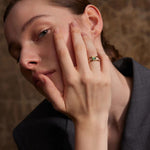 Load image into Gallery viewer, Velina Green Glow Ring
