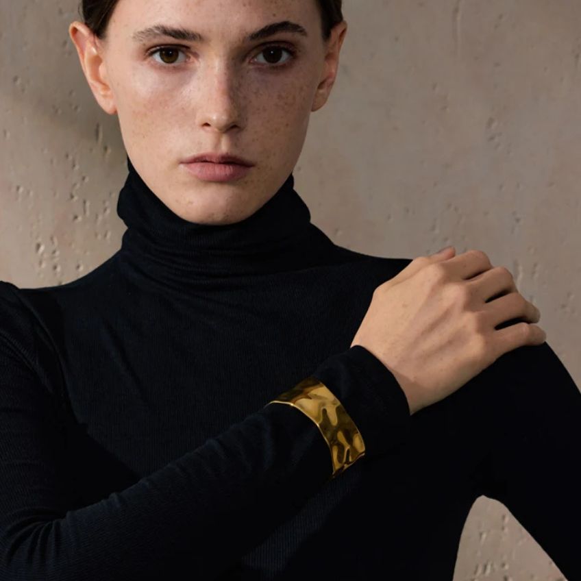 Solmara Hammered Cuff