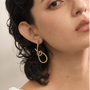 Virella Sculpt Drop Earrings