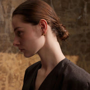 Earrings Vertex Edge – Geometric Triangle Studs in 18K