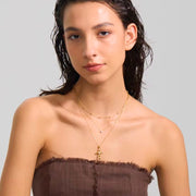 Layered Cross Pendant Necklace