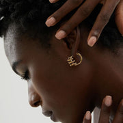 Solvène Twisted Hoop Earrings