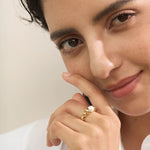 Load image into Gallery viewer, Marisse Pearl Twist Ring
