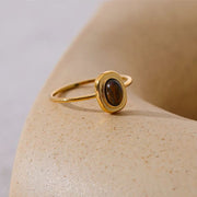 Elowen Oval Stone Ring