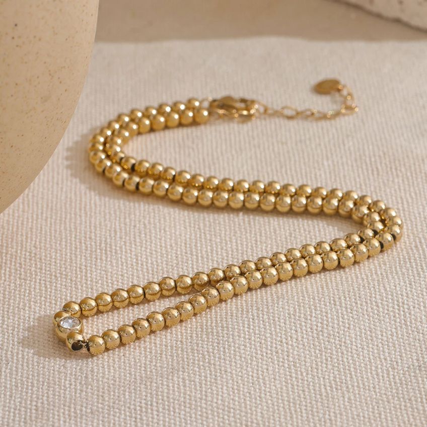 Necklace Dorée Sphere