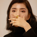 Load image into Gallery viewer, Virelle Pearl Statement Ring
