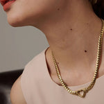 Load image into Gallery viewer, Lien Heart Necklace
