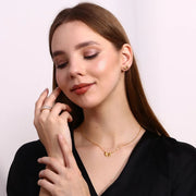 Zerelle Geometric Spark Ring