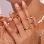 Load image into Gallery viewer, Lunaria Luxe Trio Ring Set
