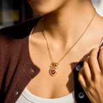 Load image into Gallery viewer, Red Heart Radiance Necklace