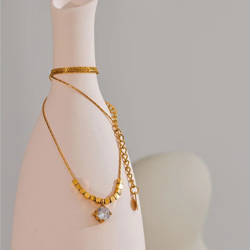 Collier Éclat Carré