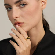 Nuvell Smooth Geometry Ring