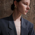 Load image into Gallery viewer, Elanora Leaf Bloom Studs

