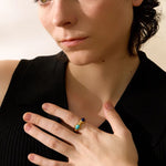 Load image into Gallery viewer, Aurana Agate Vintage Ring
