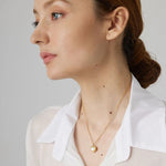 Load image into Gallery viewer, Stainless Steel Heart &amp; Shell Pendant Necklace
