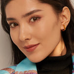 Load image into Gallery viewer, Cavella Square Hoop Earrings

