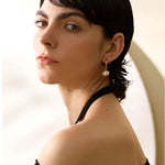 Load image into Gallery viewer, Earrings Éclat Pearl Drop
