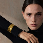 Load image into Gallery viewer, Solmara Hammered Cuff
