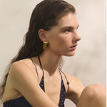 Load image into Gallery viewer, Rectangle Stud Earrings
