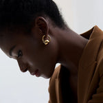 Load image into Gallery viewer, Orelia Sphere Hoop Earrings
