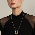 Load image into Gallery viewer, Neriah U-Shape Statement Necklace
