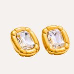 Load image into Gallery viewer, Rectangular Zircon Jewelry Set