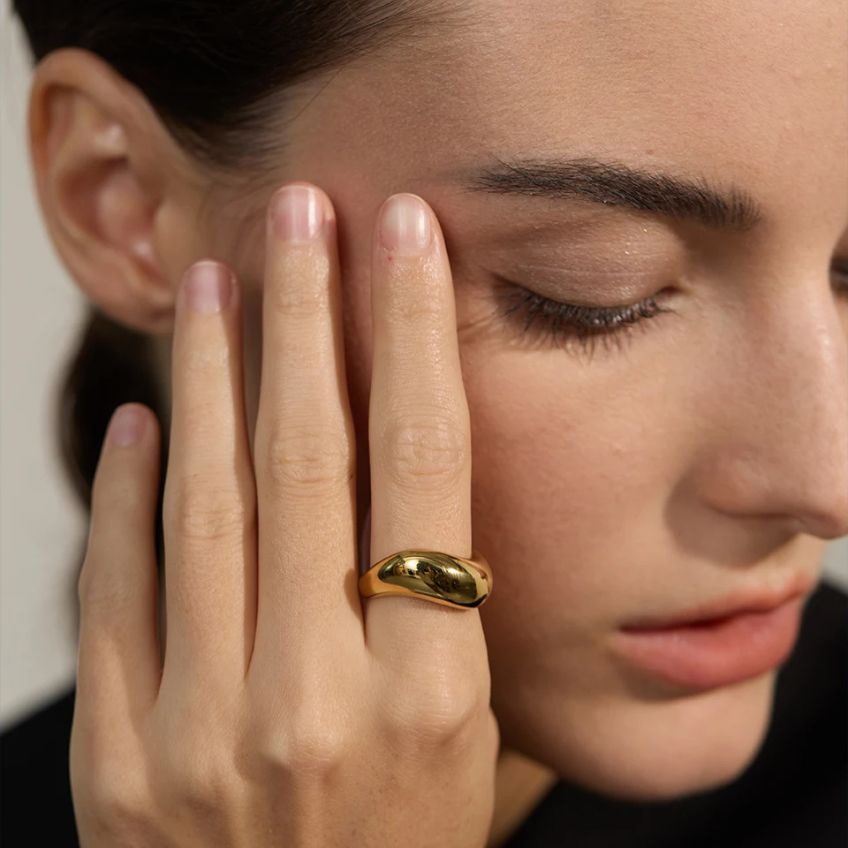 Nuvell Smooth Geometry Ring
