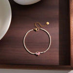 Load image into Gallery viewer, Pink Zircon Tennis Bracelet