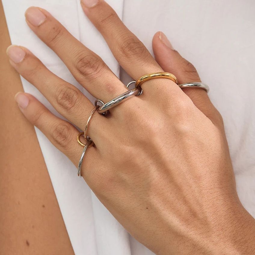Trivelle Stacked Trio Ring Set