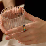 Load image into Gallery viewer, Aurana Agate Vintage Ring
