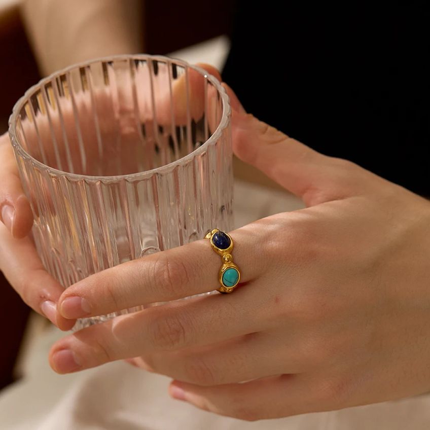 Aurana Agate Vintage Ring