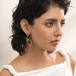 Load image into Gallery viewer, Virella Sculpt Drop Earrings
