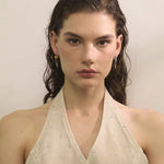 Load image into Gallery viewer, Asymmetrical Heart Lock Earrings
