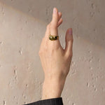 Load image into Gallery viewer, Solenne Bold Metal Ring
